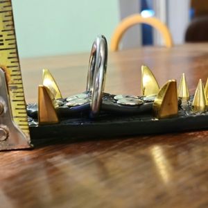 Brand.new leather spiked tough guy dog collar I overestimated my dogs sizexl